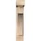 Ekena Millwork Westlake Block Smooth Bracket w/ Offset Brace, Douglas Fir, 5 1/2"W x 20"D x 28"H BKT0604X20X28WTL05SDF - alternate 2